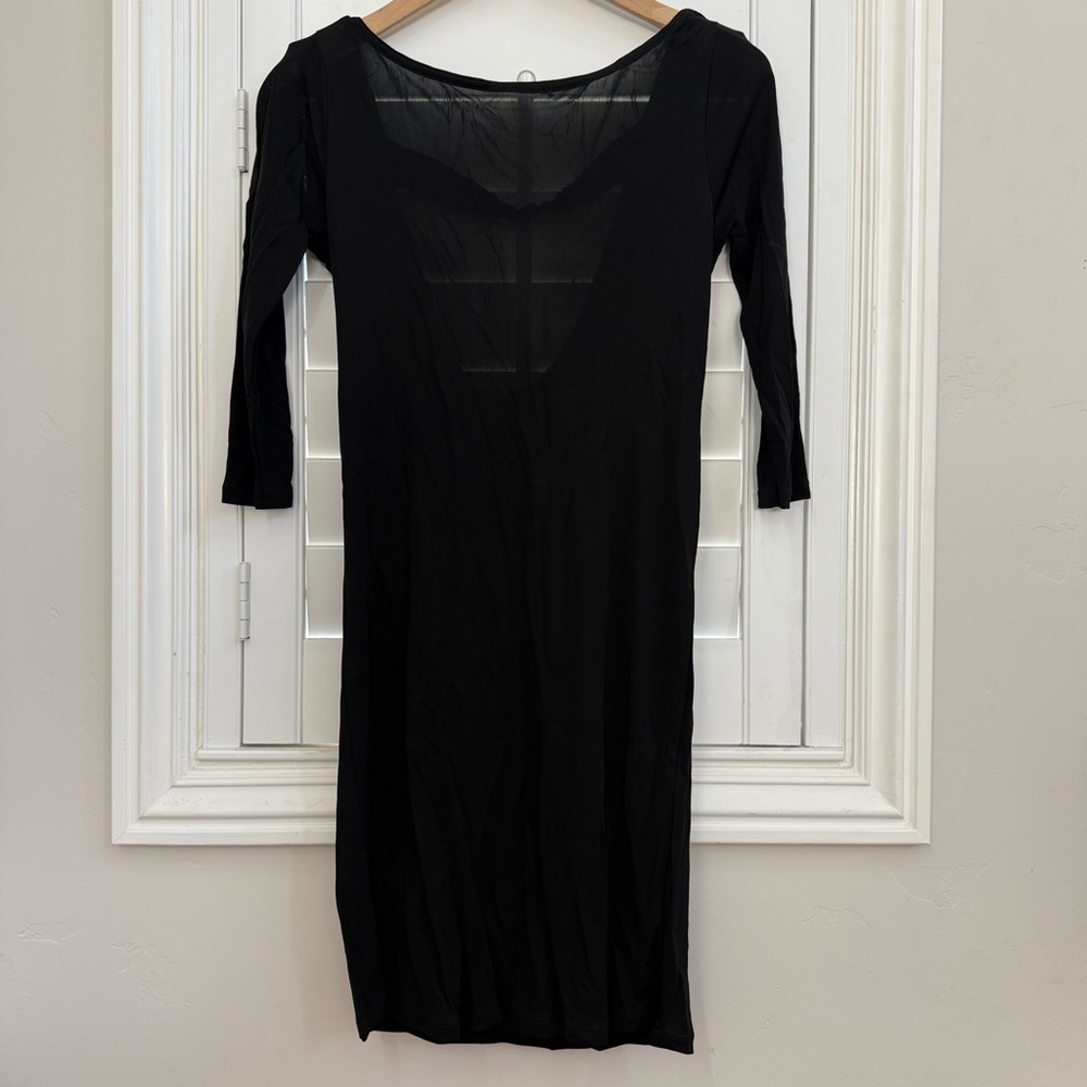 3/$10 🛒🛍️ NWT Stile Benetton Black Mini Dress - Size XS - Retails $99 ‼️
